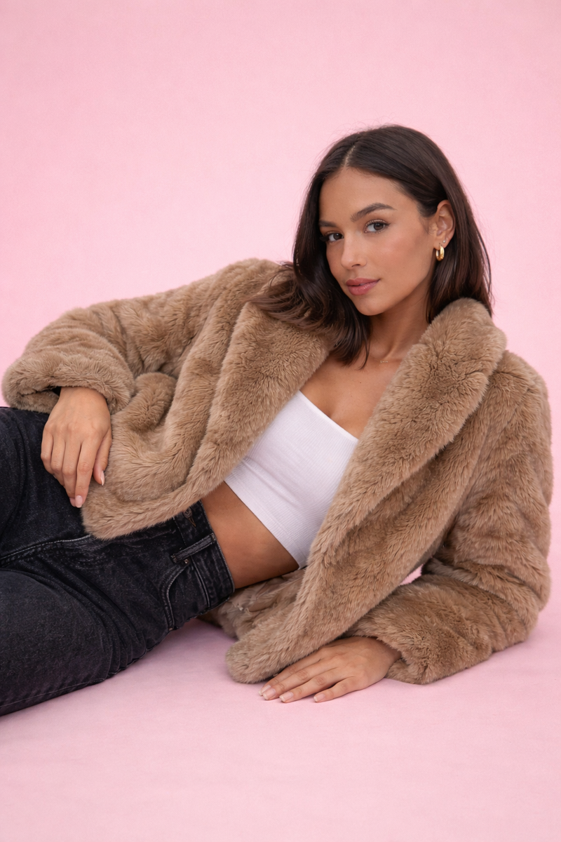 Luxe Embrace Faux Fur Jacket