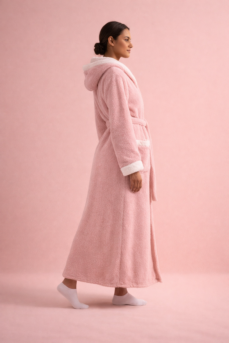 Robe à capuche Élégance Cocoon