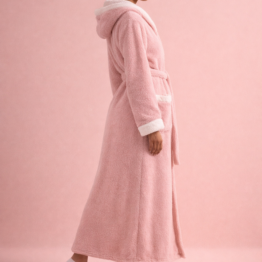 Robe à capuche Élégance Cocoon